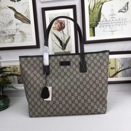 Gucci GG Imprime Bolso Tote 211137 Marrón