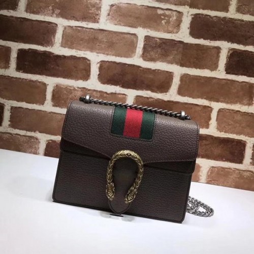Gucci Mini Dionysus GG Bolso de hombro de lona 421970 Negro