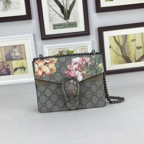 Gucci Mini Dionysus GG Bolso de hombro de lona 421970 Caqui