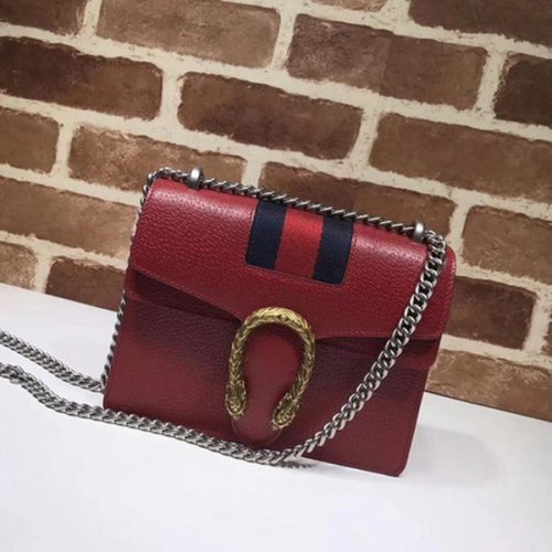 Gucci Dionysus Lichee Patrón Mini Bolso De Hombro 421970 Rojo