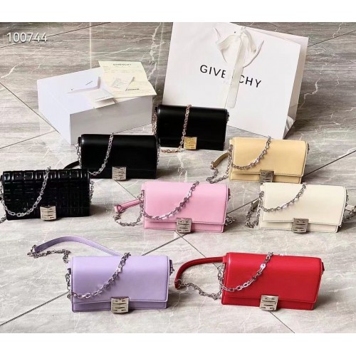 GIVENCHY Bolso de hombro con cadena de cuero original 1864