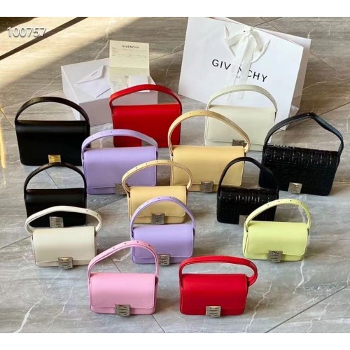 GIVENCHY Bolso de hombro de cuero original 1863 Negro