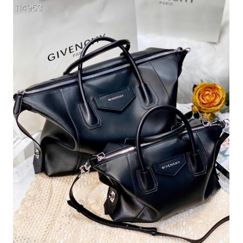GIVENCHY Bolso de hombro de cuero original 63188 negro