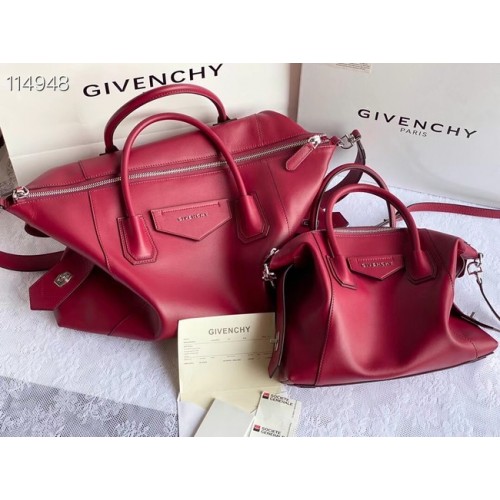 GIVENCHY Bolso de hombro de cuero original 63188 rojo
