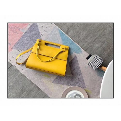 GIVENCHY Whip bolso de hombro grande de cuero 37101 amarillo