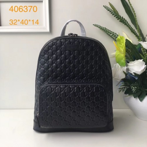 GUCCI GG Soho Mochila de cuero 406370 Negro