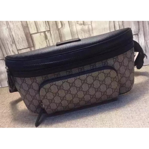GUCCI GG Supreme Riñonera 406372 Negro
