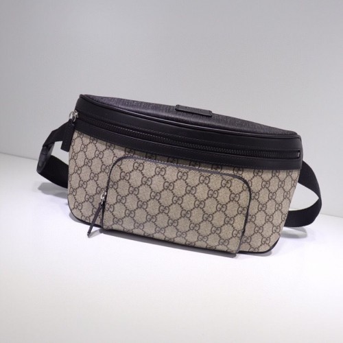 GUCCI GG Supreme Belt Bag 406372 Marrón