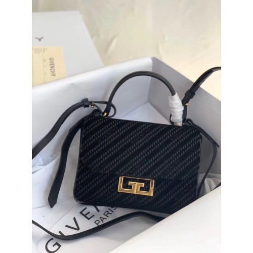 Bolso tote de piel de becerro Givenchy 0171 negro