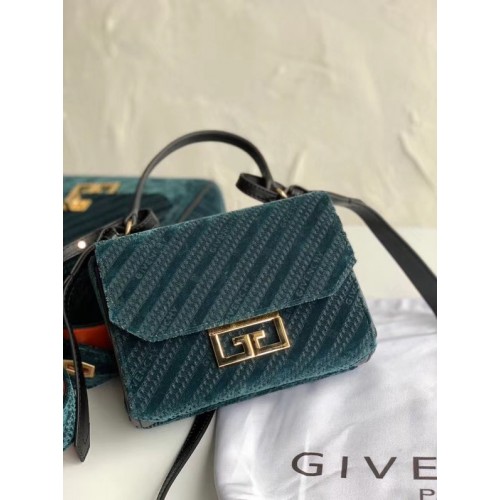 Bolso tote de piel de becerro Givenchy 0171 azul