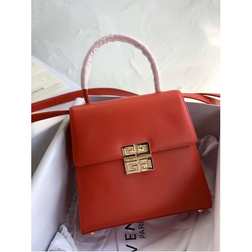 Bolso tote de piel de becerro Givenchy 2019 rojo