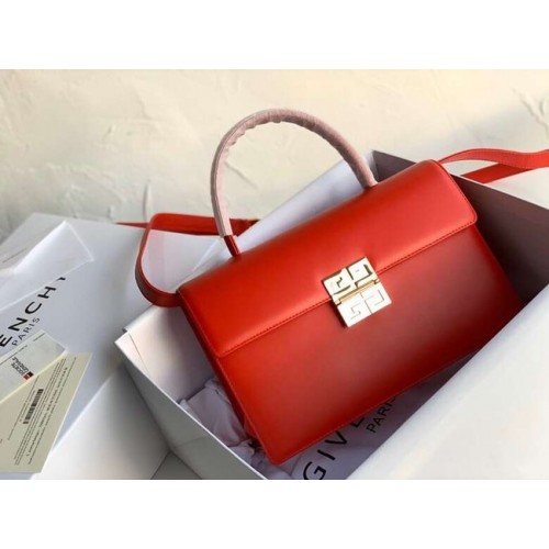 Bolso tote de piel de becerro Givenchy 2020 rojo