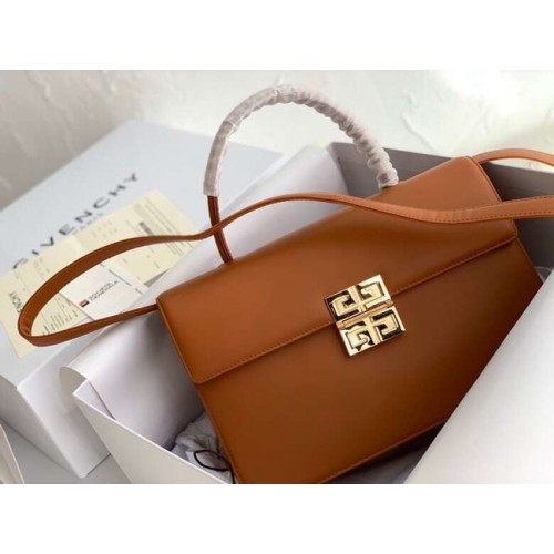 Bolso tote de piel de becerro Givenchy 2020 tostado