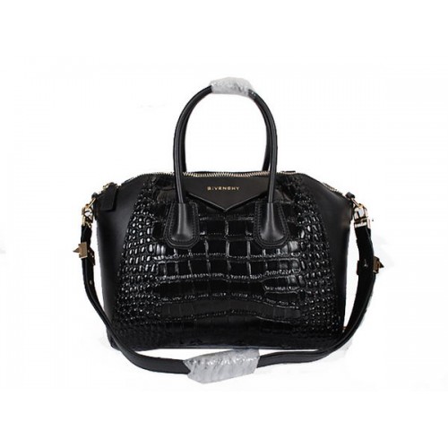 Bolso Antigona Grande Givenchy en Piel Coco 9981L Negro