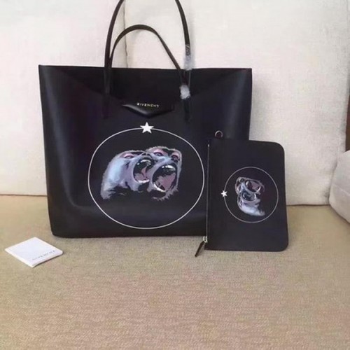 Bolso Shopper Grande Estampado Givenchy G6598D Negro