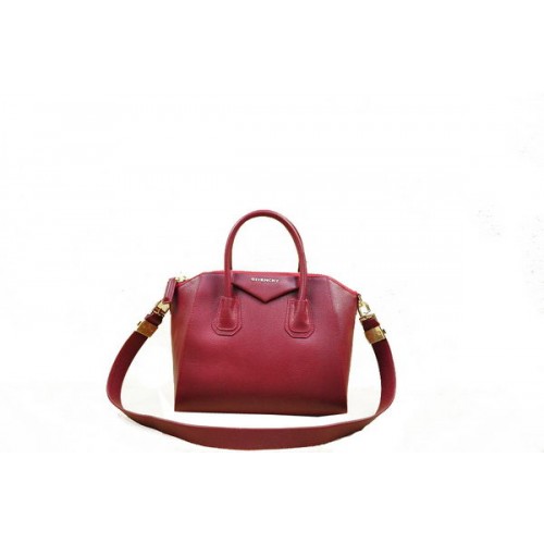 Givenchy Bolso Antigona Pequeño Cuero Original 1800 Vino