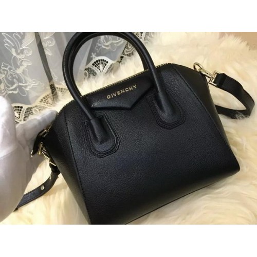 Givenchy Mini Bolso Antigona Piel Cabra G1900 Negro