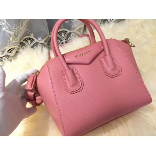 Givenchy Mini Bolso Antigona Piel Cabra G1900 Rosa