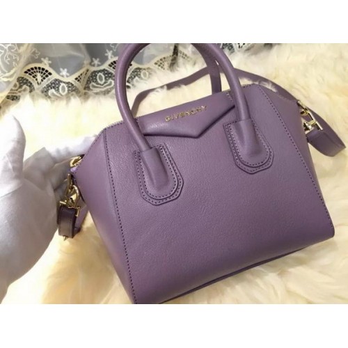 Givenchy Mini Bolso Antigona Piel de Cabra G1900 Morado