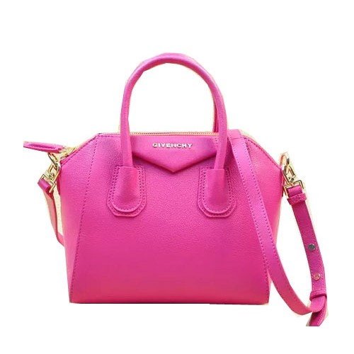 Givenchy Mini Bolso Antigona Original Cuero G9981S Rosa