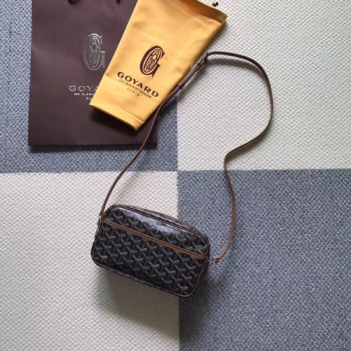 Bolso de Hombro en Piel de Becerro Goyard 6788 Gris