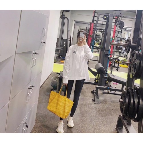 Bolso Tote De Piel De Becerro Goyard 6783 Amarillo