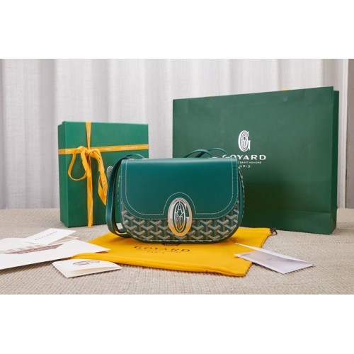 Goyard Bolso bandolera de piel de becerro 9967 verde