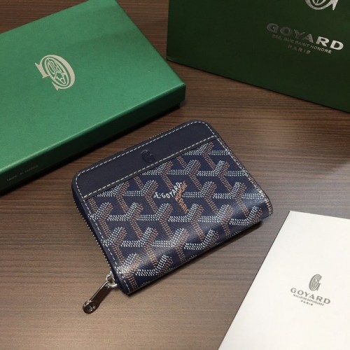 Tarjetero Goyard G9982 azul oscuro