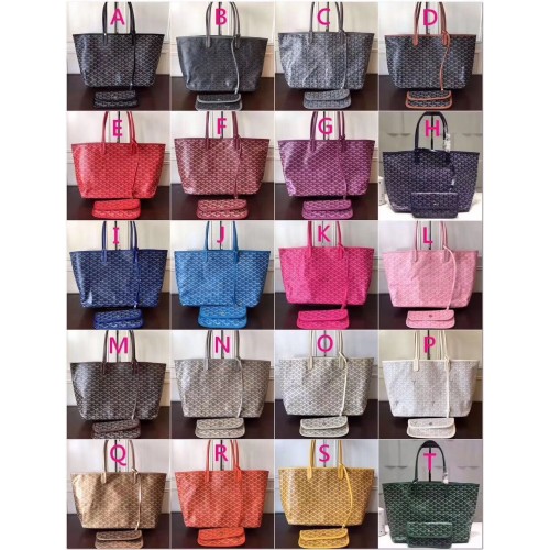 Bolso tote de piel de becerro con garabatos Y Goyard 7902