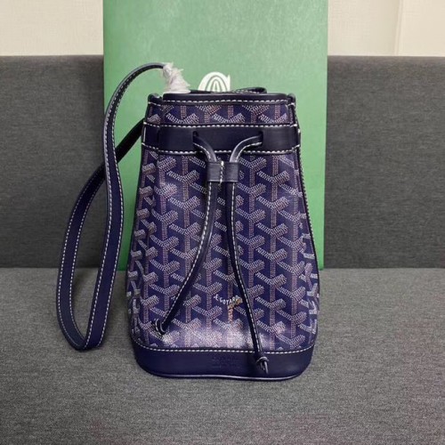 Bolso de cuerda Goyard petit flot G6959 Azul Real