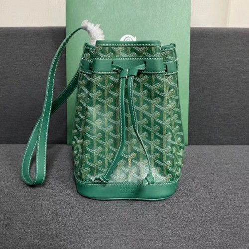 Bolso con cordón Goyard petit flot G6959 verde