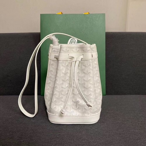 Bolso con cordón Goyard petit flot G6959 blanco