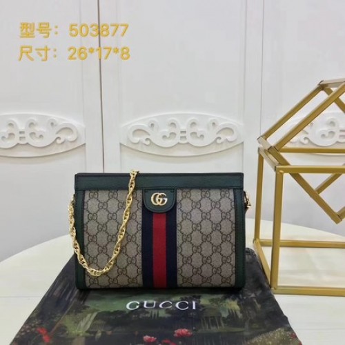 Gucci Ophidia GG Bolso de Hombro Pequeño 503877 Verde