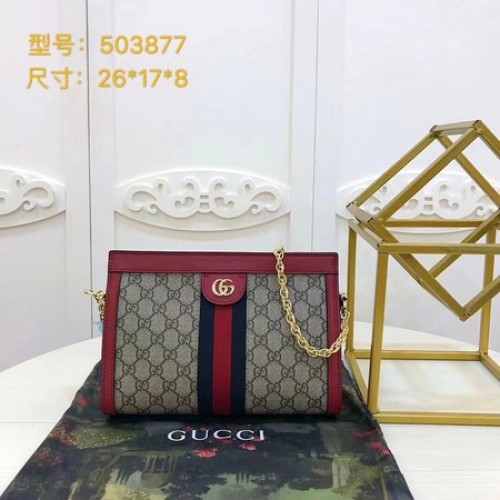 Gucci Ophidia GG Bolso de Hombro Pequeño 503877 Rojo