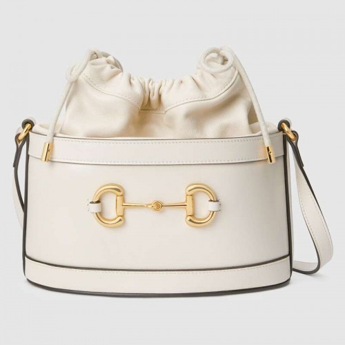 Gucci 1955 Horsebit bolso bombonera 602118 blanco