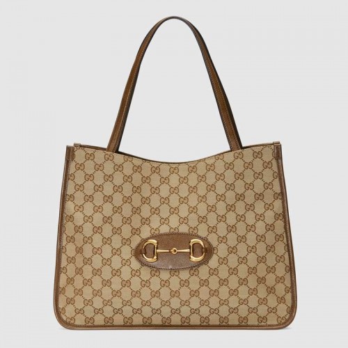 Gucci 1955 Bolso tote Horsebit 623694 Marrón