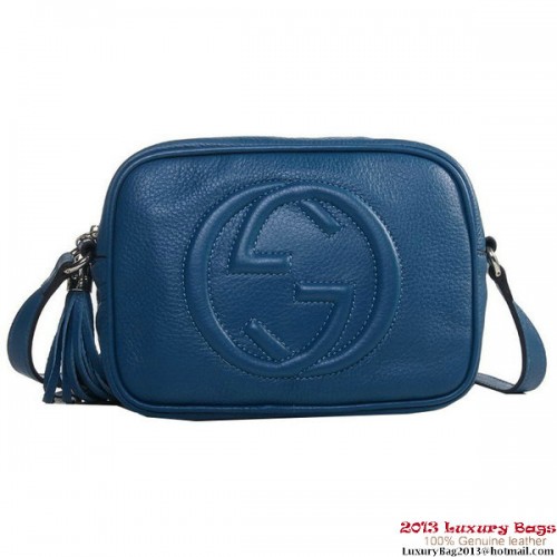Gucci 308364 A7M0G 4316 Soho Bolso disco de cuero bígaro