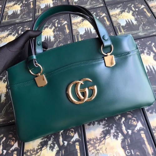 Gucci Arli bolso grande con asa superior 550130 verde