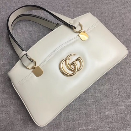Gucci Arli bolso grande con asa superior 550130 blanco