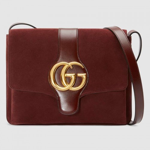 Gucci Arli bandolera mediana 550126 Ante burdeos