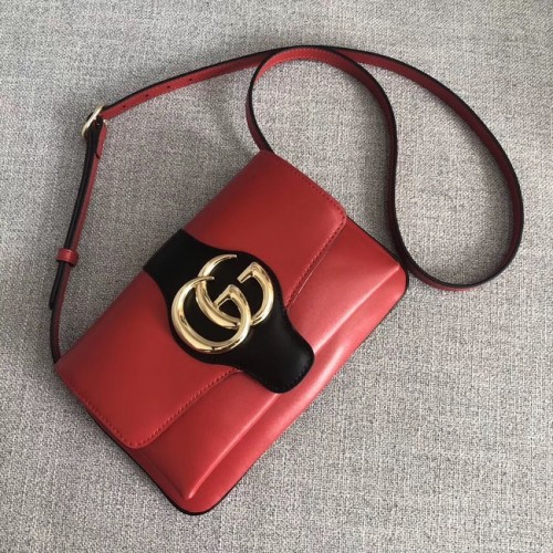 Gucci Arli bolso de hombro pequeño 550129 rojo y negro