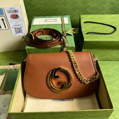 Gucci Blondie bolso de hombro 699268 marrón
