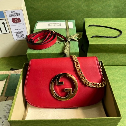 Gucci Blondie bolso de hombro 699268 rojo