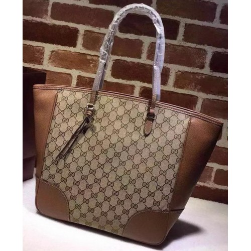 Gucci Bree Original GG Canvas Tote Bag 323671 Albaricoque