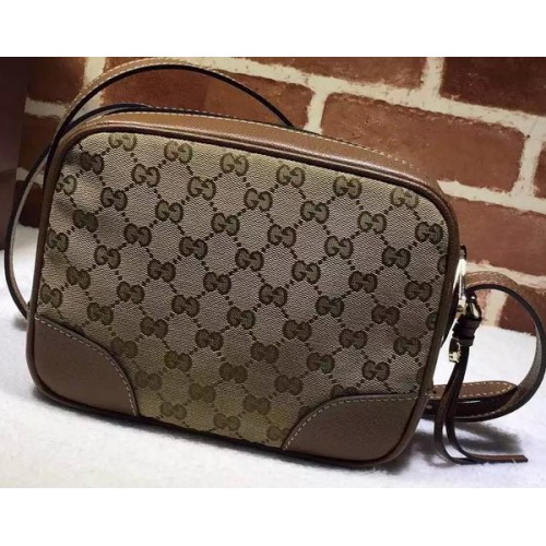 Gucci Bree Original GG Canvas mini Messenger Bag 387360 Marrón