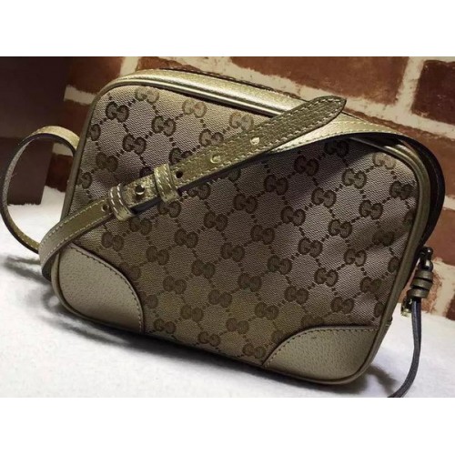 Gucci Bree Original GG Lona mini Messenger Bag 387360 Oro