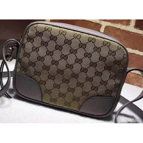 Gucci Bree Original GG Canvas mini Messenger Bag 387360 Gris