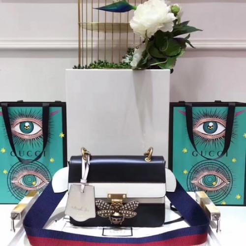 Gucci Broadway mini bolso de cuero 476542 negro