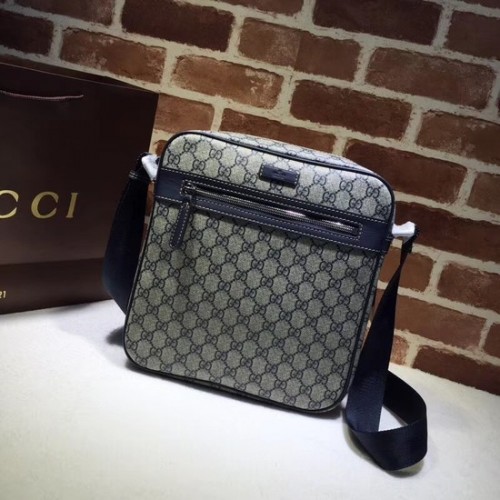 Gucci Courrier GG Supreme Bolsa de mensajero 401448 Azul