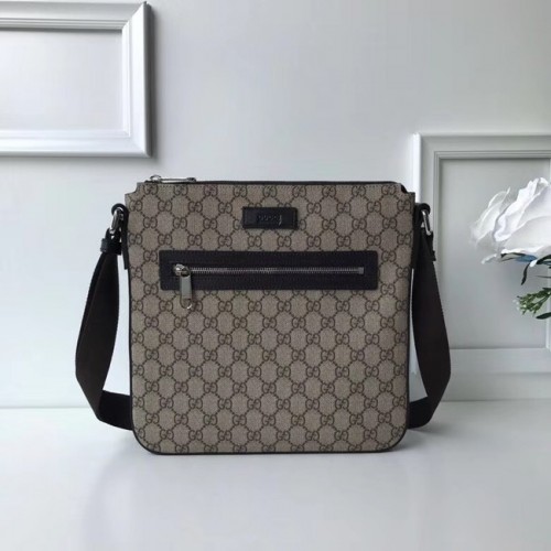 Gucci Courrier suave GG Supreme mensajero 406408 marrón